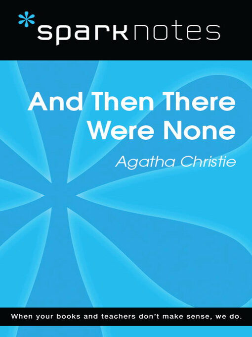 Title details for And Then There Were None (SparkNotes Literature Guide) by SparkNotes - Available